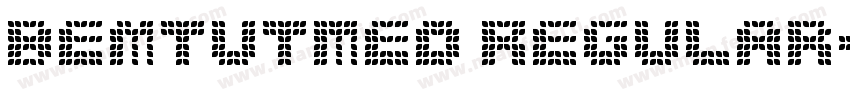 BemtuTMed Regular字体转换